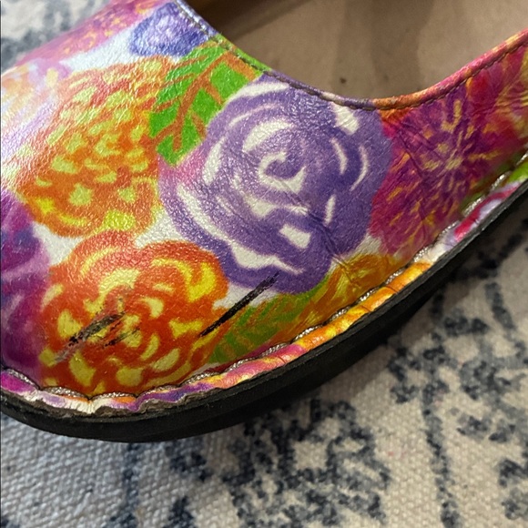 Alegria Colorful Floral Mary Jane Flats - Picture 6 of 6